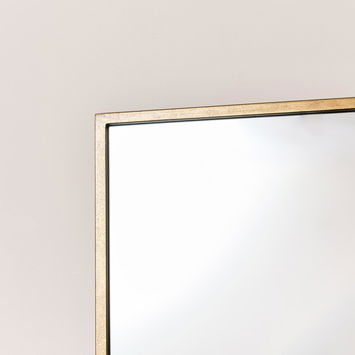 Large Gold Rectangle Mirror 60cm x 140cm