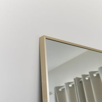 Large Gold Thin Framed Leaner Mirror 80cm x 180cm