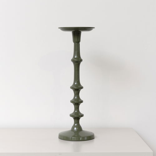 Large Green Candle Holder - 36cm