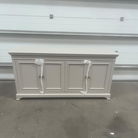 Large Grey 4 Door Sideboard - Daventry Taupe-Grey Range