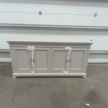 Large Grey 4 Door Sideboard - Daventry Taupe-Grey Range