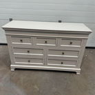 Large Grey 7 Drawer Chest of Drawers - Daventry Taupe-Grey Range