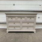 Large Grey 7 Drawer Chest of Drawers - Daventry Taupe-Grey Range