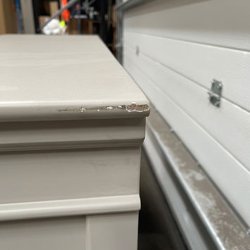 Large Grey 7 Drawer Chest of Drawers - Daventry Taupe-Grey Range