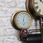 Large Industrial Pipe Clock 53cm x 48cm