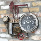 Large Industrial Wall Clock 55cm x 55cm