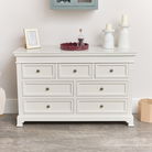 Large Ivory 7 Drawer Chest of Drawers - Daventry Ivory Range