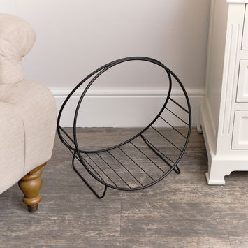 Large Metal Round Log Holder 45cm x 47cm
