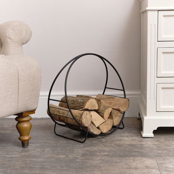 Large Metal Round Log Holder 45cm x 47cm