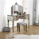 Large Mirrored Dressing Table - Tiffany Range