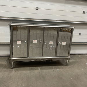 Large Mirrored Sideboard - Tiffany Range - Damaged Seconds Large Mirrored Sideboard - Tiffany Range - Damaged Seconds