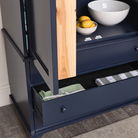 Large Navy Blue Pantry/Storage Closet