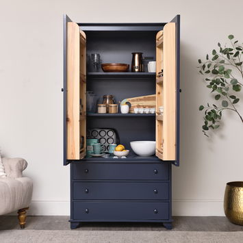 Large Navy Blue Pantry/Storage Closet