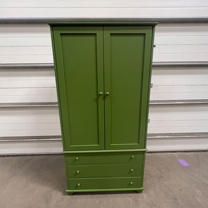 Large Olive Green Pantry/Storage Closet - Damaged Second