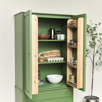 Large Olive Green Pantry/Storage Closet