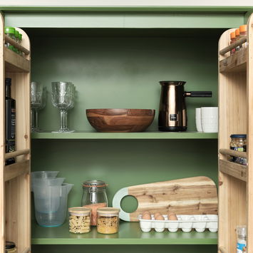 Large Olive Green Pantry/Storage Closet