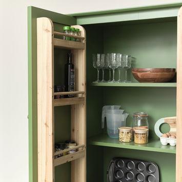 Large Olive Green Pantry/Storage Closet