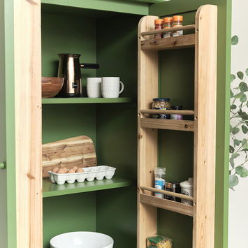 Large Olive Green Pantry/Storage Closet