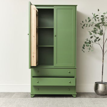 Large Olive Green Pantry/Storage Closet