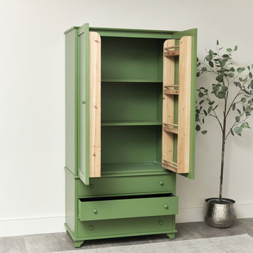 Large Olive Green Pantry/Storage Closet