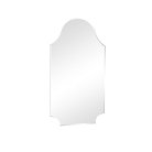 Large Ornate Arch Frameless Bevelled Wall Mirror 80cm x 45cm
