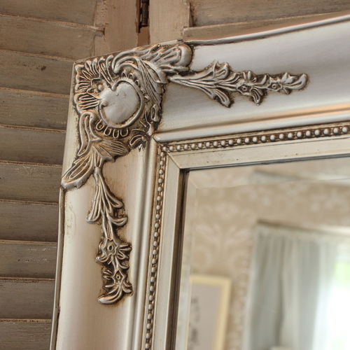 Large Silver Ornate Wall/Floor Mirror 158cm x 78cm