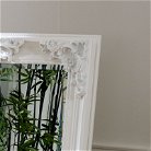 Large Ornate White Wall / Leaner Mirror 70cm x 120cm