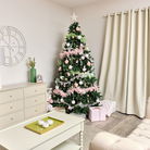 Large Pale Mint Green Feather Boa Christmas Garland - 182cm