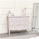 Large Pink 6 Drawer Chest of Drawers & Pair of 3 Drawer Bedsides - Victoria Pink Range