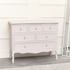 Large Pink 6 Drawer Chest of Drawers - Victoria Pink Range