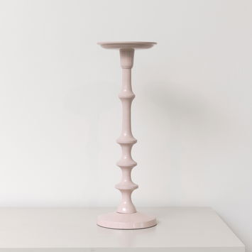 Large Pink Candle Holder - 36cm