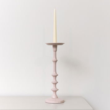 Large Pink Candle Holder - 36cm