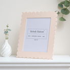 Large Pink Scalloped Portrait Photo Frame - 8x10