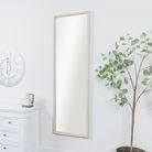 Large Rectangle Taupe Bobbin Bobble Wall Mirror 168cm x 54cm