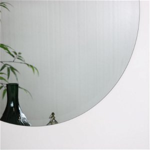 Large Round Frameless Mirror 70cm x 70cm