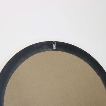 Large Round Gold Window Mirror 80cm x 80cm