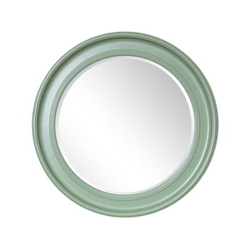 Large Round Sage Green Wall Mirror 80cm x 80cm