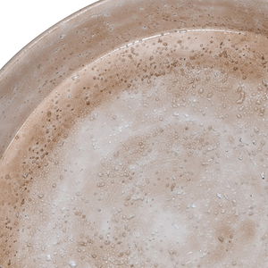 Large Round Stone Effect Salerno Display Plate/Bowl - 33cm