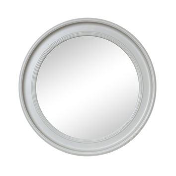 Large Round Taupe Grey Wall Mirror 80cm x 80cm