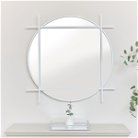 Large Round White Wall Mirror 97cm x 97cm