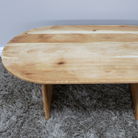 Large Round Wooden Coffee Table