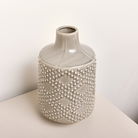 Large Sage Grey Ceramic Bobble Vase - 29cm