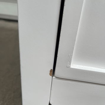 Large Scalloped 3 Drawer Chest of Drawers - Staunton White Range