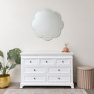 Large Scalloped Wall Mirror 81cm x 81cm