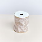 Large Shiny Velvet Pink & Gold Wired Ribbon Garland - 270cm