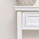 Large White 3 Drawer Sideboard Console Table - Daventry White Range