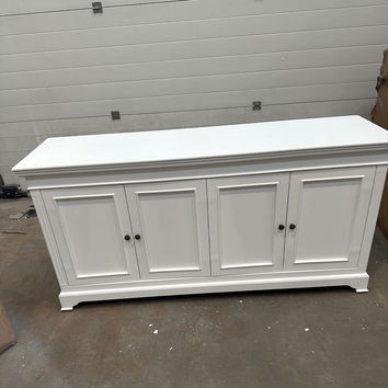 Large White 4 Door Sideboard - Daventry White Range