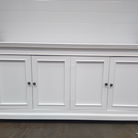 Large White 4 Door Sideboard - Daventry White Range