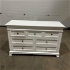 Large White 7 Drawer Chest of Drawers - Daventry White Range - DAMAGED SECOND 2603241
