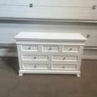 Large White 7 Drawer Chest of Drawers - Daventry White Range
